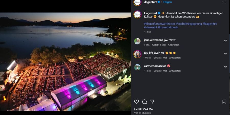 «Starnacht am Wörthersee» 2025