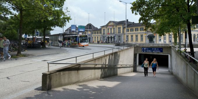 Auseinandersetzung in Solothurn am Hauptbahnhof. Kapo SO