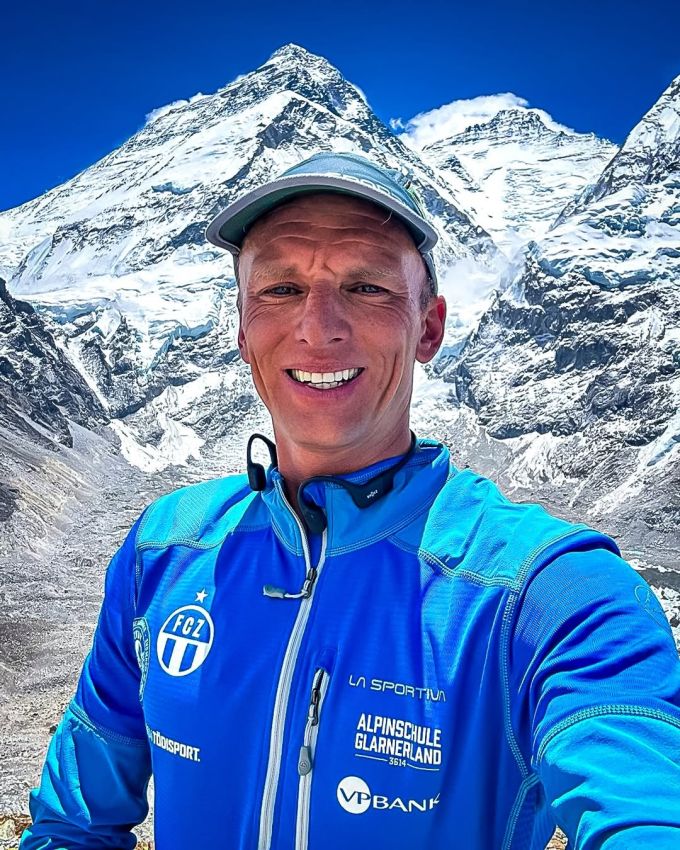 Karl Egloff wollte auf dem Mount Everest einen neuen Rekord aufstellen, doch das Wetter spielte nicht mit. Karl Egloff SRF