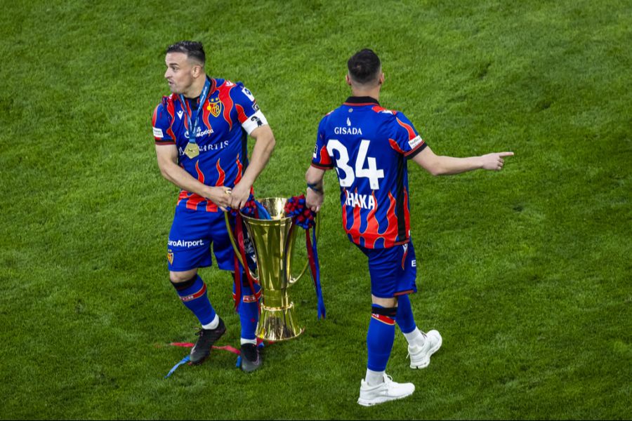 Im Fokus stand auch Taulant Xhaka, der seine lange Karriere beendet.