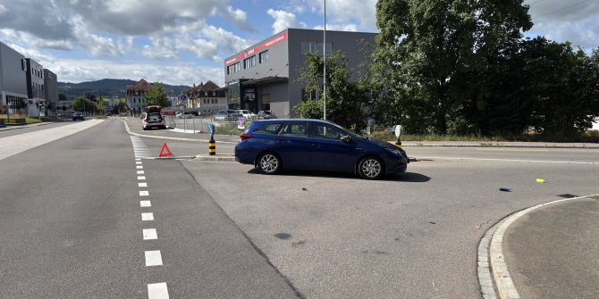 Kollision in Gossau