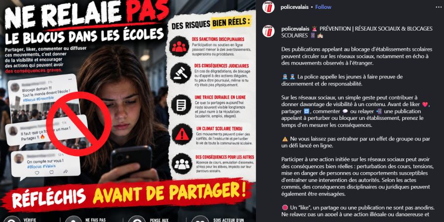 Schulproteste Wallis