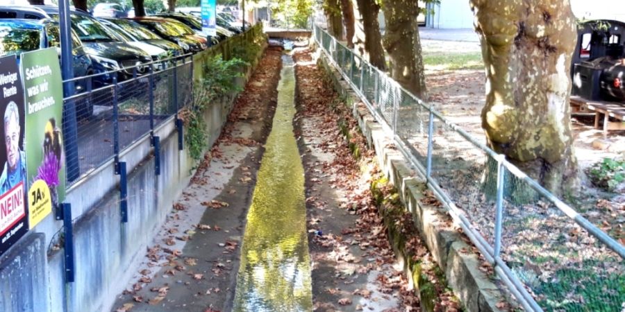 In trockenen Zeiten nur ein Rinnsal, bei starken Niederschlägen eine Hochwassergefahr: Der Orisbach in Liestal. Nun wird der Hochwasserschutz um einiges teurer als vorgesehen.