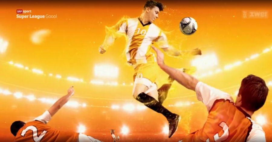 Der junge Christian Fassnacht war 2014 als Unterliga-Spieler des FC Thalwil Stuntman für den SRF-Fussball-Trailer.