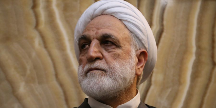 ARCHIV - Der iranische Justizchef Gholam-Hussein Mohseni-Edschehi in Teheran. Foto: Rouzbeh Fouladi/ZUMA Press Wire/dpa/Archivbild