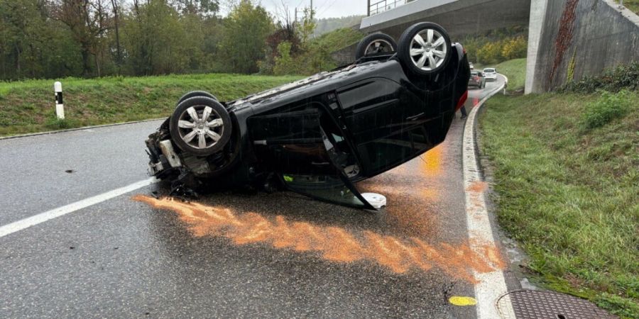 Der Lenker überstand den Unfall unverletzt.