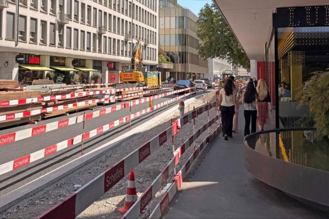 Strassensperrung zürich