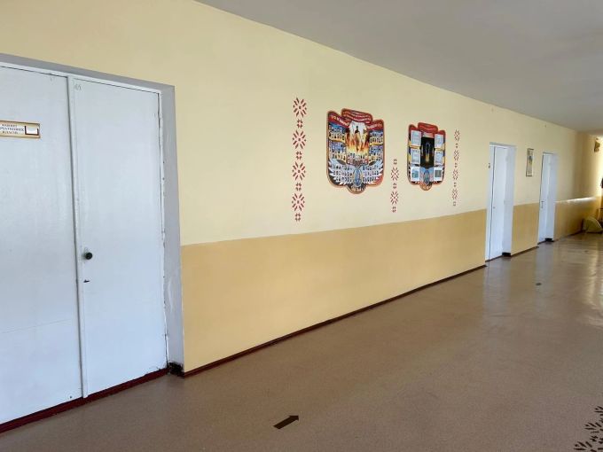 Das Schulhaus in Druschba, der Ukraine. Daniel Koch