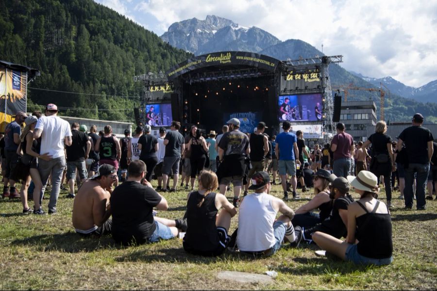 Am Greenfield Festival befindet sich das Publikum eher im «erwachsenen Bereich».