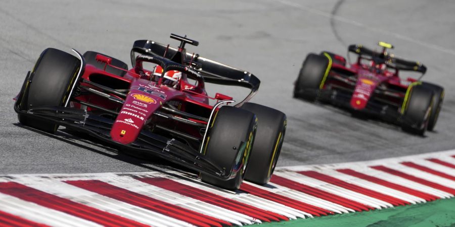 Leclerc Sainz Ferrari