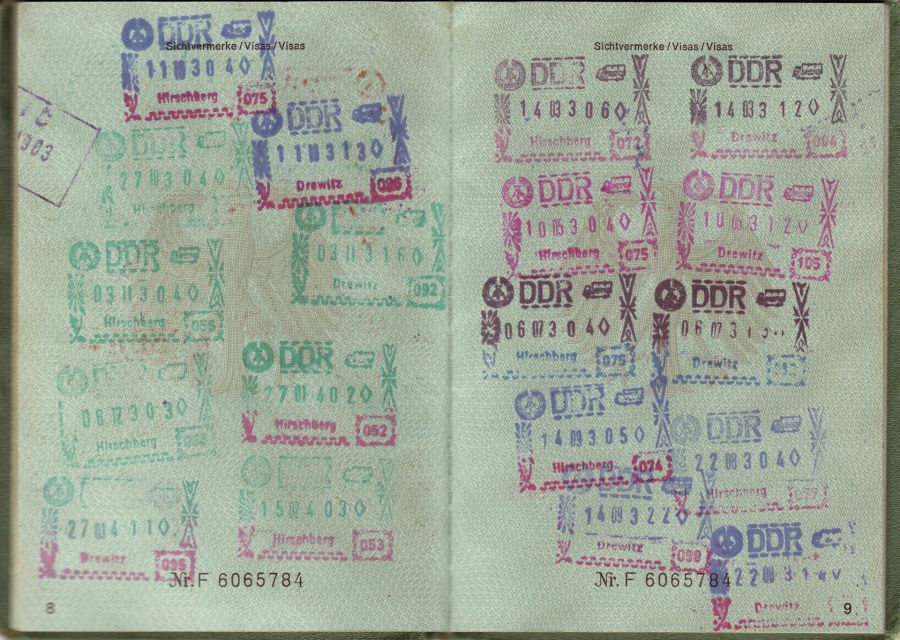 DDR Reisepass