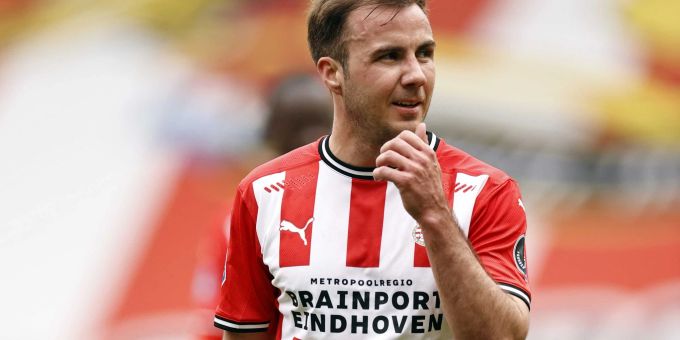 Steht noch bei der PSV Eindhoven bis 30. Juni 2024 unter Vertrag: Mario Götze. Steht noch bei der PSV Eindhoven bis 30. Juni 2024 unter Vertrag: Mario Götze.