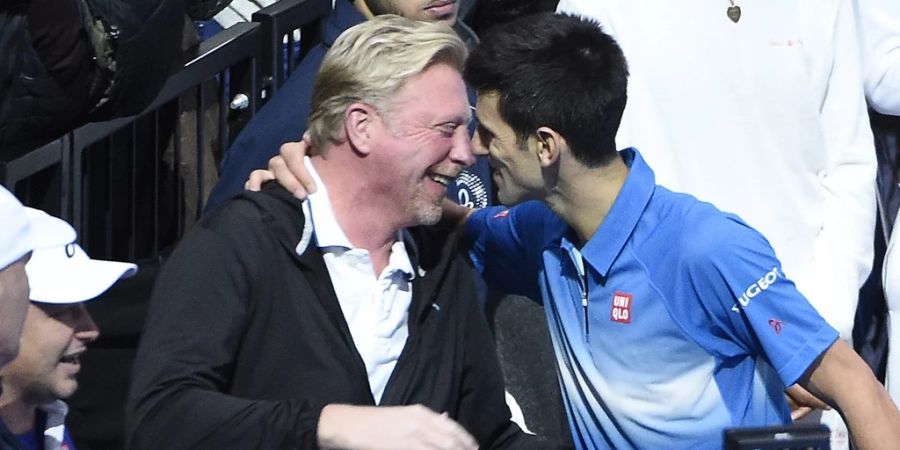 Boris Becker Novak Djokovic