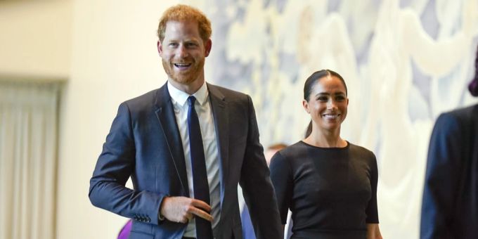 Prinz Harry und seine Meghan beim Auftritt vor der Uno-Vollversammlung. Prinz Harry