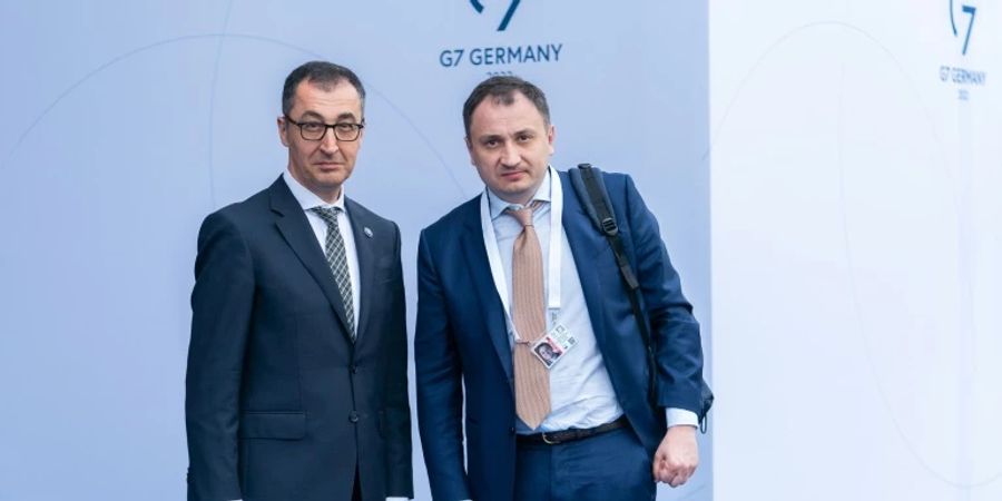 Özdemir (l.) und Solskyi