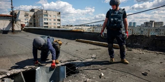 Kiew - Scharfe Kritik an russischem Angriff auf Kiew während Guterres-Besuchs
