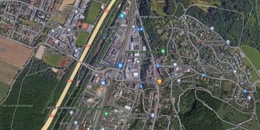 Unfall Zug Münchenstein