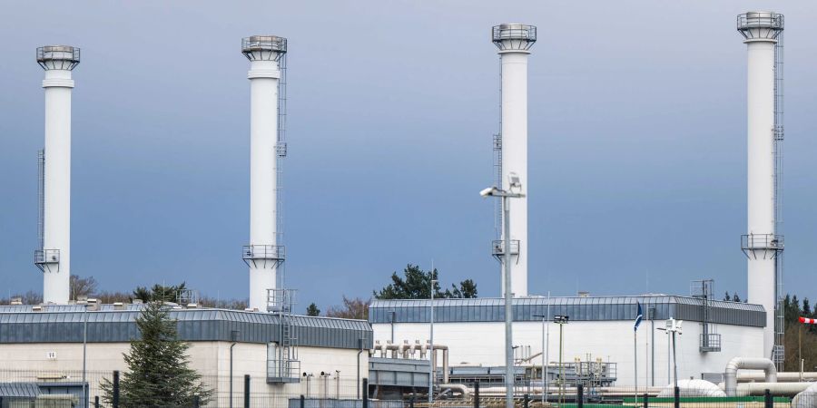 Die Anlage des Erdgasspeichers (Astora GmbH) in Rehden. Es handelt sich dabei um den grössten deutschen Gasspeicher.