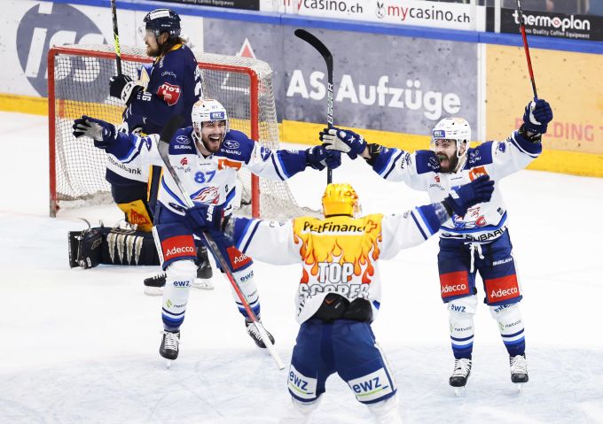Die Spieler der ZSC Lions haben derzeit viel Grund zum Jubeln. ZSC