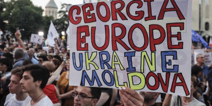 Am Montag, 20. Juni 2022, fand in Tiblis der «Marsch für Europa» statt. A 'March for Europe' in Tbilisi