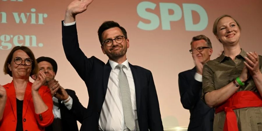 Thomas Kutschaty am Wahlabend
