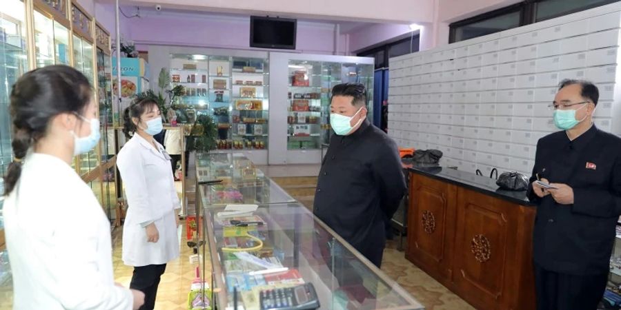 Kim Jong Un in Apotheke