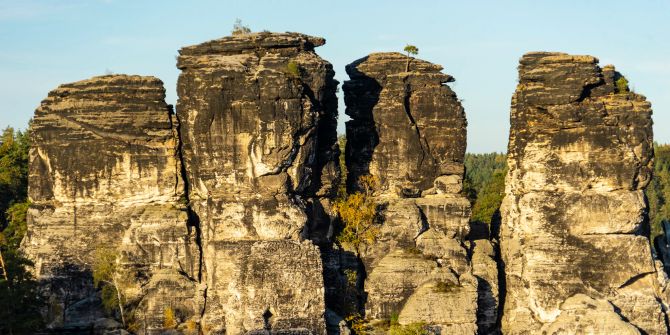 Felsen Elbsandsteingebirge Sächsische Schweiz