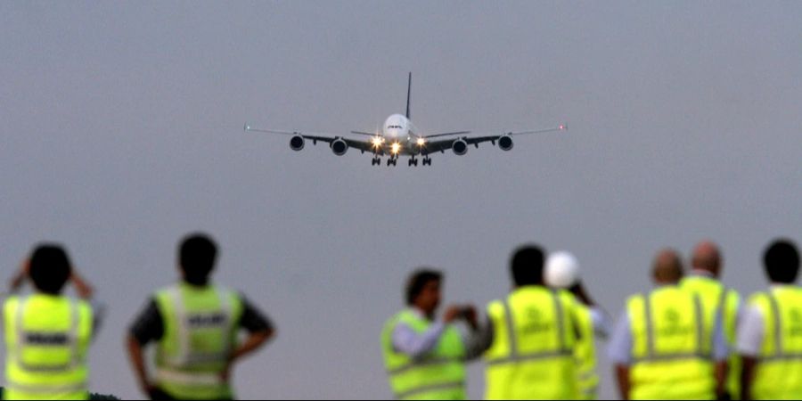 flugzeug und personal