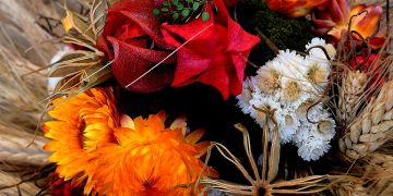 Trockenblumen, Herbst, Deko