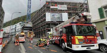 Arbeitsunfall auf Baustelle