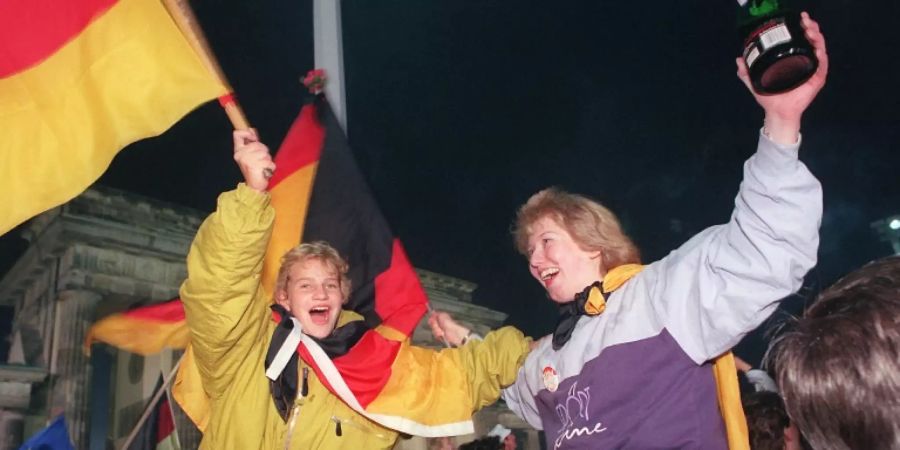 Einheitsfeier in Berlin 1990