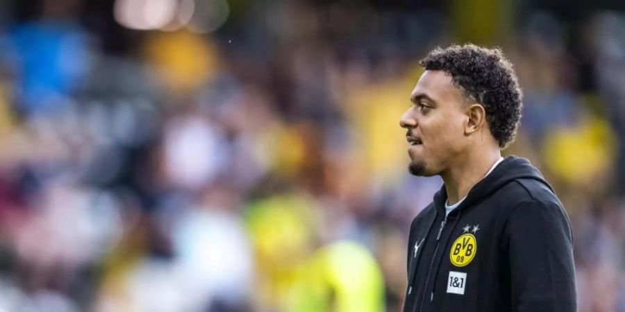 Der BVB setzt auf Neuzugang Donyell Malen. Foto: David Inderlied/dpa