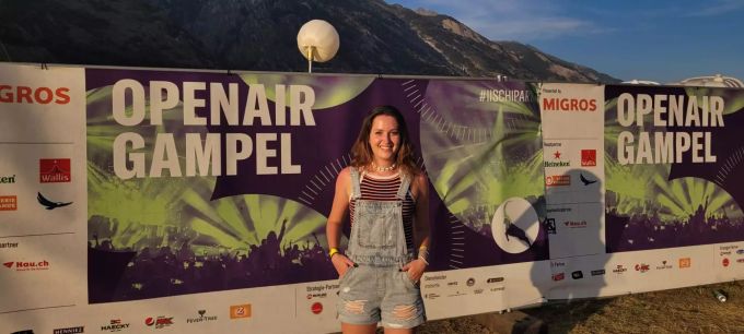 Tabea (19) ist Stammgast am Open Air Gampel. gampel