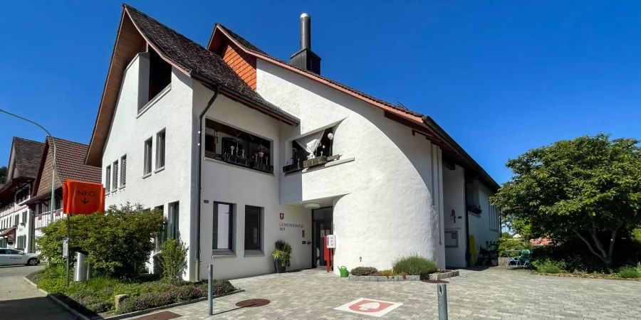 Das Gemeindehaus in Wil ZH.