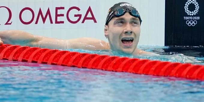 Henning Mühlleitner ist über 400 Meter Freistil auf den vierten Platz geschwommen. Foto: Michael Kappeler/dpa Henning Mühlleitner ist über 400 Meter Freistil auf den vierten Platz geschwommen. Foto: Michael Kappeler/dpa