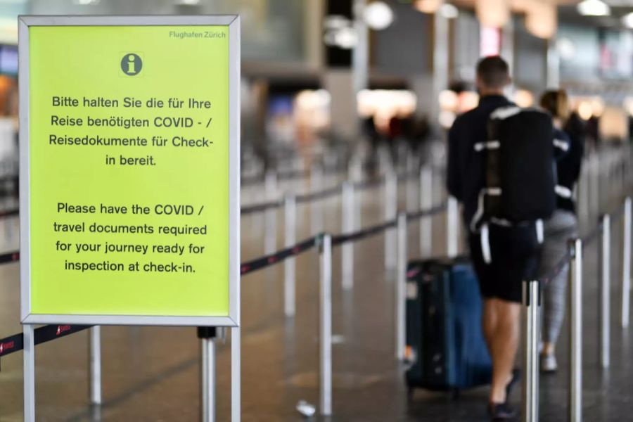 Flughafen Zürich Coronavirus