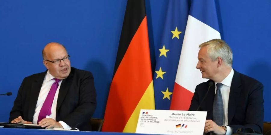 Altmaier (li.) und Le Maire in Paris