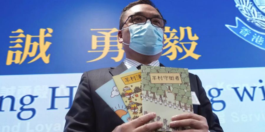 Kinderbücher Verhaftung Hongkong