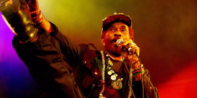 Die Reggae-Legende Lee Scratch Perry. Lee Scratch Perry