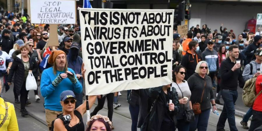 Proteste in Melbourne