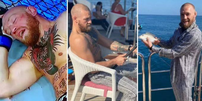 Nach K.o.-Niederlage - MMA-Star McGregor erholt sich beim Fischen