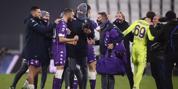 Der Rekordmeister Juventus Turin unterlag AC Florenz mit 0:3. Juventus Turin AC Florenz