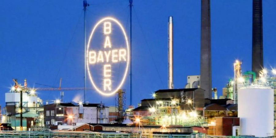 Das Bayer-Werk in Leverkusen. Foto: Oliver Berg/dpa