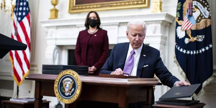 US President Joe Biden speaks on administration's Covid-19 response