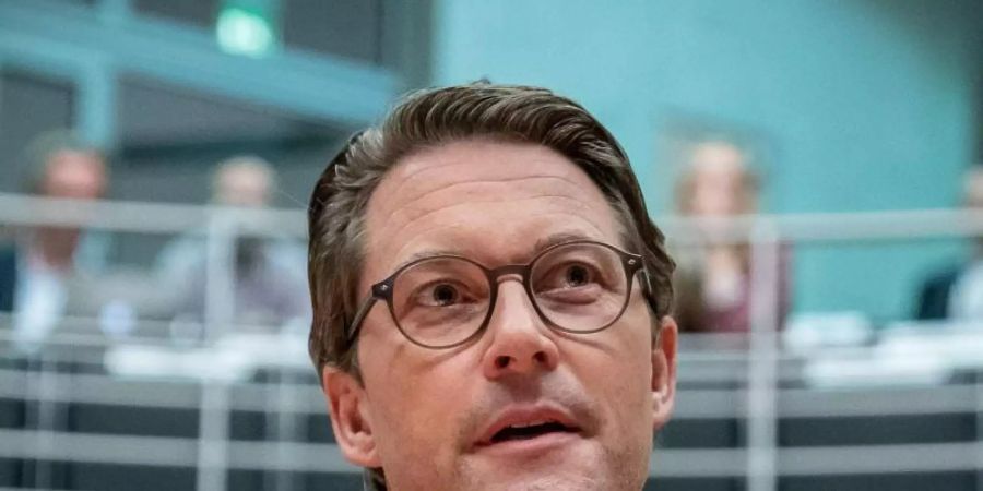 Verkehrsminister Andreas Scheuer kommt als Zeuge vor den Maut-Untersuchungsausschuss des Bundestags. Foto: Michael Kappeler/dpa
