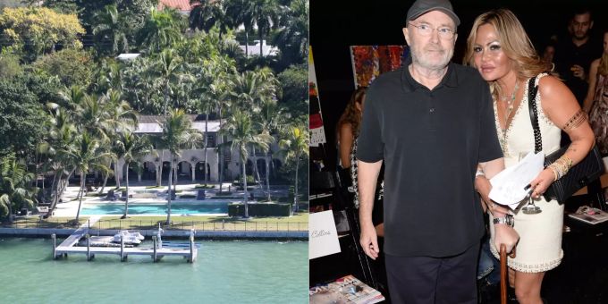 Phil Collins Schweizer Ex verscherbelte seine Awards in der Villa in Miami. Phil collins