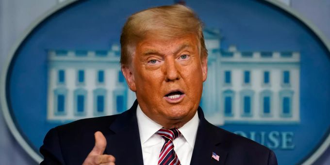 Donald Trump, ehemaliger Präsident der USA, spricht am 5. November 2020 im Weissen Haus. Trump will Republikaner bei nächster Kongresswahl unterstützen
