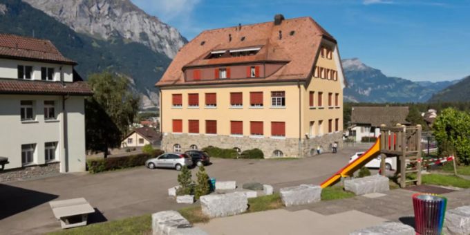 Blick auf Schattdorf UR. Schattdorf UR