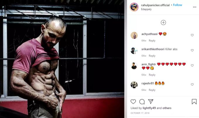 Sixpack? Ja. Software-Ingenieur und Armdrück-Champion Rahul Panicker auf Instagram. Rahul Panicker