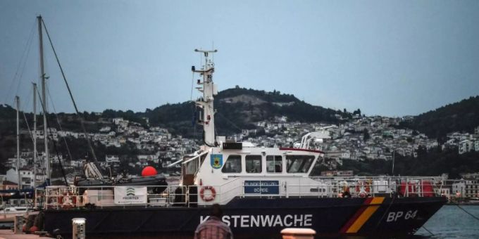 Deutsches Boot im Frontex-Einsatz an der Insel Samos Deutsches Boot im Frontex-Einsatz an der Insel Samos